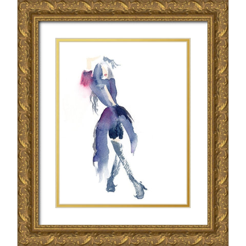 Figurative Gold Ornate Wood Framed Art Print with Double Matting by Shefranov, Olga