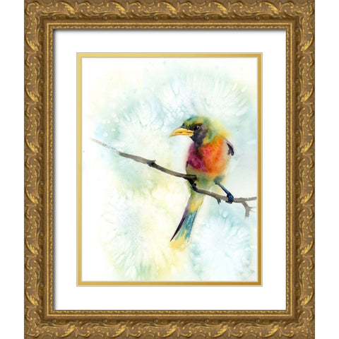 Corey Gold Ornate Wood Framed Art Print with Double Matting by Shefranov, Olga