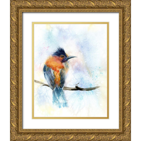 Keith Gold Ornate Wood Framed Art Print with Double Matting by Shefranov, Olga