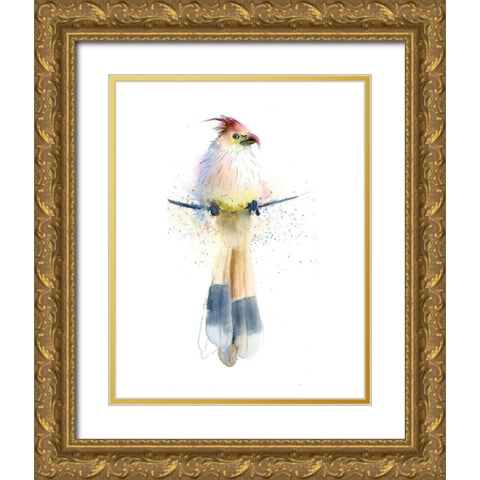 Theresa Gold Ornate Wood Framed Art Print with Double Matting by Shefranov, Olga