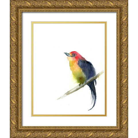 Luann Gold Ornate Wood Framed Art Print with Double Matting by Shefranov, Olga