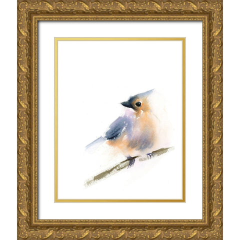 Sonja Gold Ornate Wood Framed Art Print with Double Matting by Shefranov, Olga