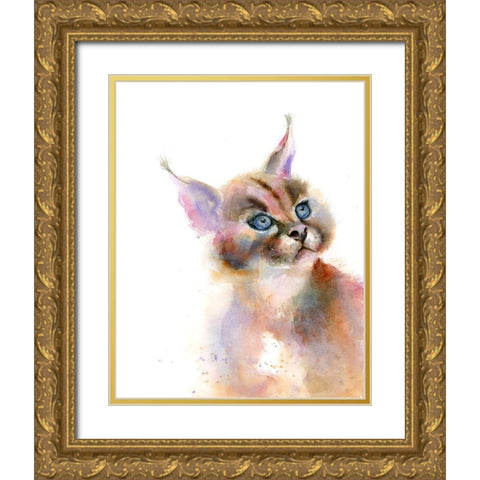 Kit II Gold Ornate Wood Framed Art Print with Double Matting by Shefranov, Olga