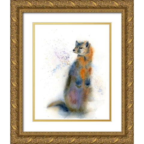 Percy Gold Ornate Wood Framed Art Print with Double Matting by Shefranov, Olga