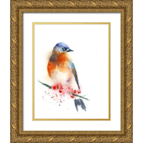 Solidarity II Gold Ornate Wood Framed Art Print with Double Matting by Shefranov, Olga