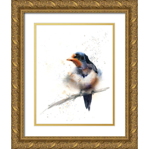 Waiting Gold Ornate Wood Framed Art Print with Double Matting by Shefranov, Olga