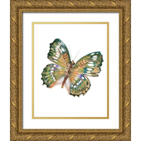 Delicate Wings II Gold Ornate Wood Framed Art Print with Double Matting by Shefranov, Olga