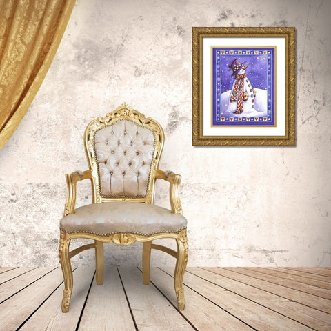 Star of Wonder Gold Ornate Wood Framed Art Print with Double Matting by P.S. Art Studios