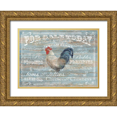 For Sale Today Gold Ornate Wood Framed Art Print with Double Matting by P.S. Art Studios