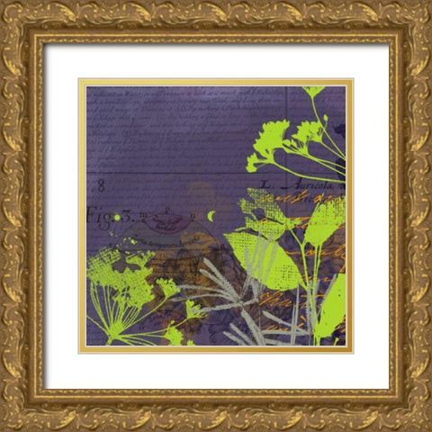 Wild Things I Gold Ornate Wood Framed Art Print with Double Matting by P.S. Art Studios