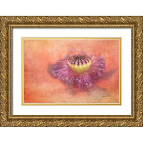 The Way She Glows Gold Ornate Wood Framed Art Print with Double Matting by Murdock, Ramona