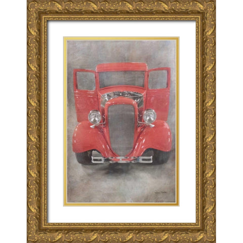 Red Hot Baby Gold Ornate Wood Framed Art Print with Double Matting by Murdock, Ramona