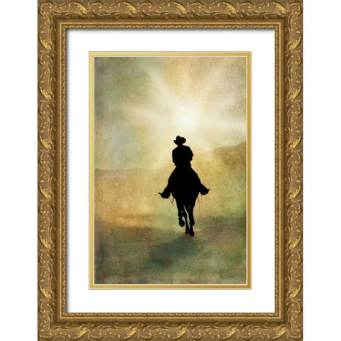 Headed Home Gold Ornate Wood Framed Art Print with Double Matting by Murdock, Ramona