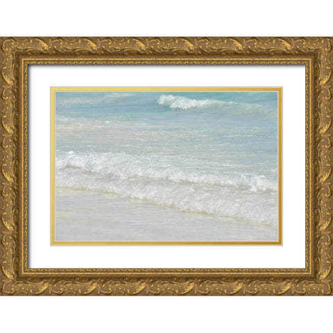 Ocean II Gold Ornate Wood Framed Art Print with Double Matting by Murdock, Ramona