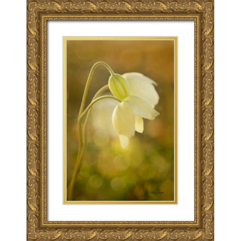 Wind Flowers Gold Ornate Wood Framed Art Print with Double Matting by Murdock, Ramona