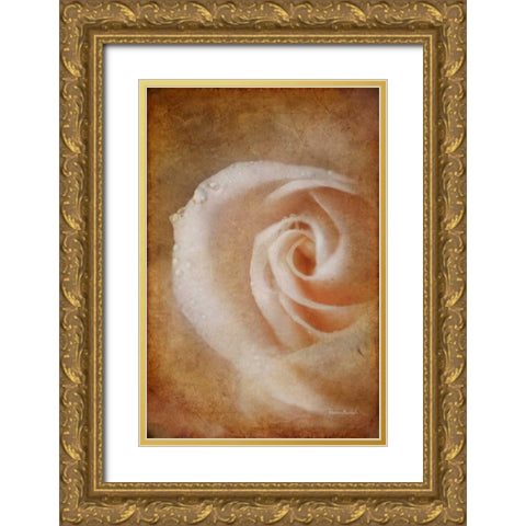 Essence of Rose Gold Ornate Wood Framed Art Print with Double Matting by Murdock, Ramona