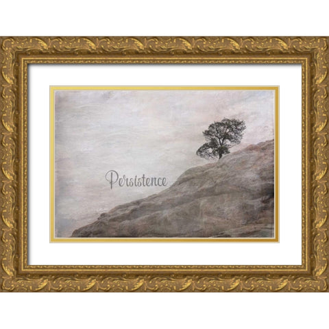 Persistence Gold Ornate Wood Framed Art Print with Double Matting by Murdock, Ramona