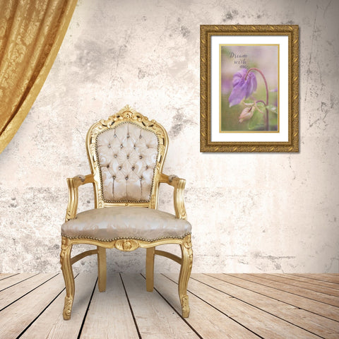 Dream With Me Gold Ornate Wood Framed Art Print with Double Matting by Murdock, Ramona