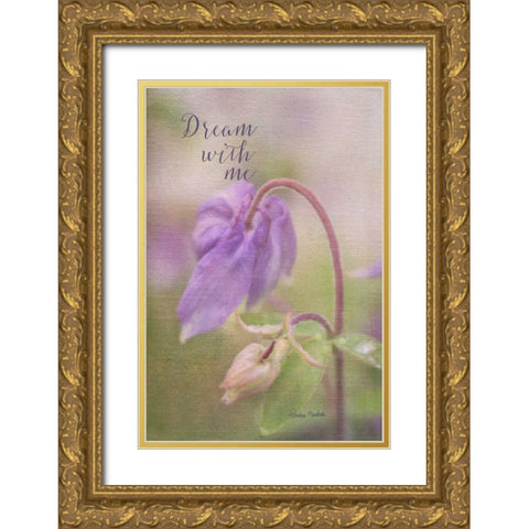 Dream With Me Gold Ornate Wood Framed Art Print with Double Matting by Murdock, Ramona