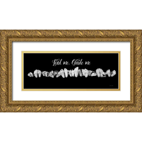 Lead Me Guide Me Gold Ornate Wood Framed Art Print with Double Matting by Murdock, Ramona