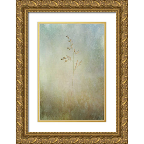 Marsh Grass Gold Ornate Wood Framed Art Print with Double Matting by Murdock, Ramona