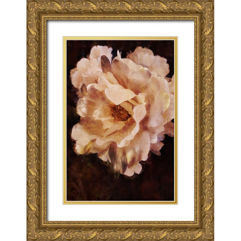 White Beauty Gold Ornate Wood Framed Art Print with Double Matting by Murdock, Ramona