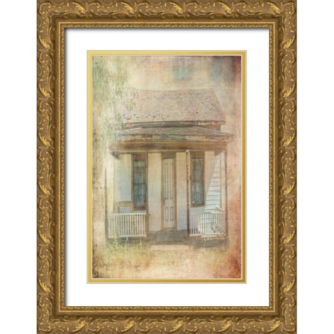 Prairie House Gold Ornate Wood Framed Art Print with Double Matting by Murdock, Ramona