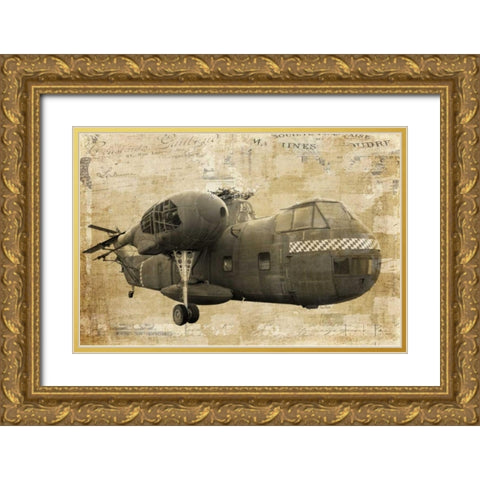 Ready to Rumble Gold Ornate Wood Framed Art Print with Double Matting by Murdock, Ramona