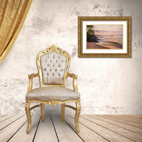 Somewhere in Heaven Gold Ornate Wood Framed Art Print with Double Matting by Murdock, Ramona