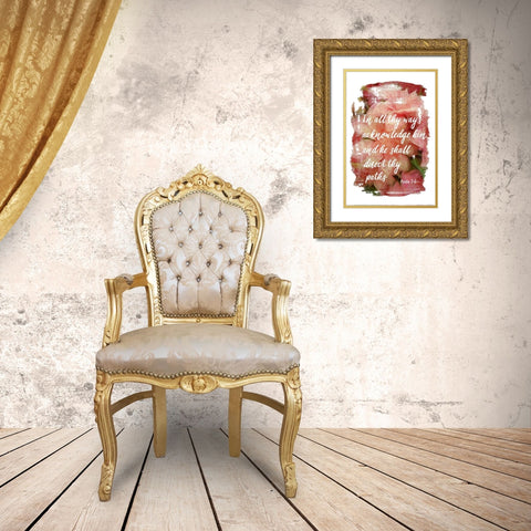 In All They Ways Gold Ornate Wood Framed Art Print with Double Matting by Murdock, Ramona