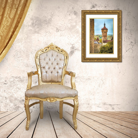 The High Tower Gold Ornate Wood Framed Art Print with Double Matting by Murdock, Ramona