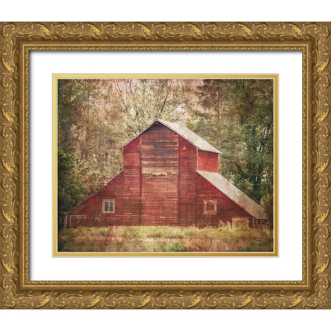 Another Time Gold Ornate Wood Framed Art Print with Double Matting by Murdock, Ramona