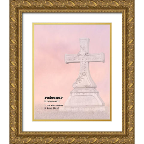 Redeemer III Gold Ornate Wood Framed Art Print with Double Matting by Murdock, Ramona