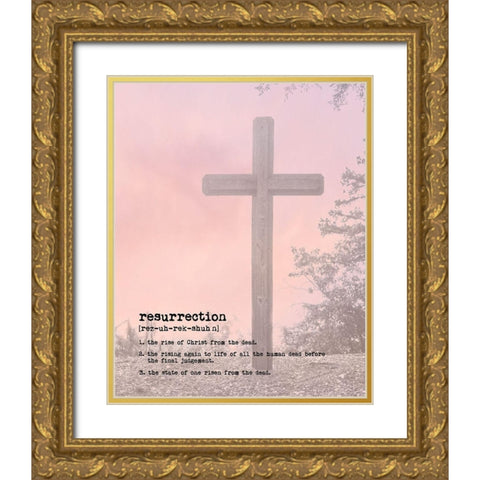 Resurrection III Gold Ornate Wood Framed Art Print with Double Matting by Murdock, Ramona