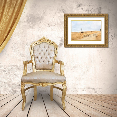 Country Living Gold Ornate Wood Framed Art Print with Double Matting by Murdock, Ramona