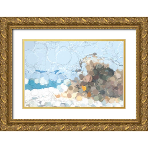 Reverie Gold Ornate Wood Framed Art Print with Double Matting by Murdock, Ramona