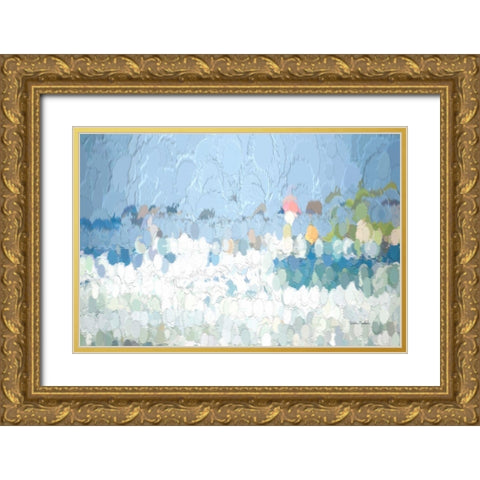 Pretty Little Baubles Gold Ornate Wood Framed Art Print with Double Matting by Murdock, Ramona