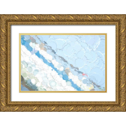 A Little Tipsy Gold Ornate Wood Framed Art Print with Double Matting by Murdock, Ramona