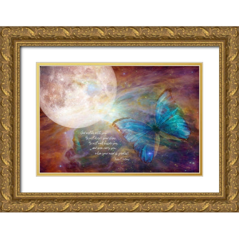 Heading Home Gold Ornate Wood Framed Art Print with Double Matting by Murdock, Ramona