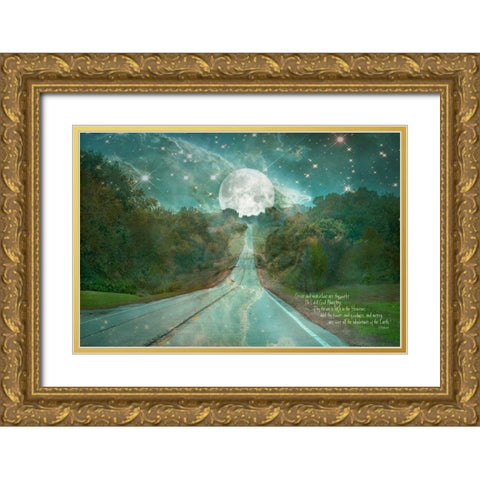 Great and Marvelous Gold Ornate Wood Framed Art Print with Double Matting by Murdock, Ramona