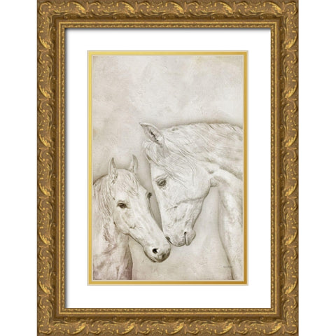 Us Gold Ornate Wood Framed Art Print with Double Matting by Murdock, Ramona