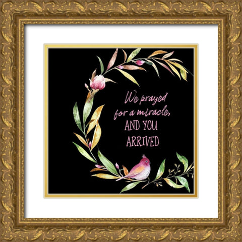 We Prayed for a Miracle Gold Ornate Wood Framed Art Print with Double Matting by Murdock, Ramona