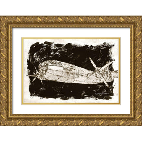 Hagertys Old Hag Gold Ornate Wood Framed Art Print with Double Matting by Murdock, Ramona