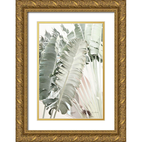 Banana Branch I Gold Ornate Wood Framed Art Print with Double Matting by Murdock, Ramona