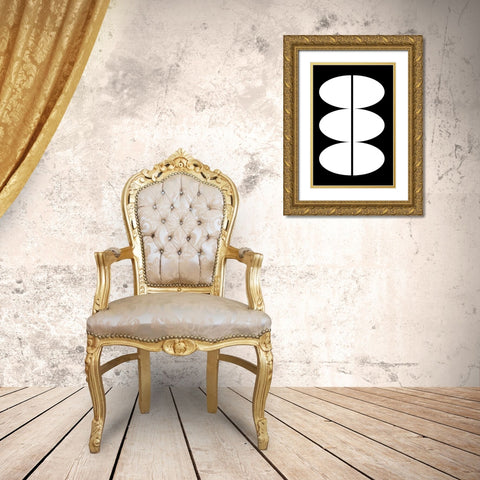 Bumps on a Log Gold Ornate Wood Framed Art Print with Double Matting by Murdock, Ramona