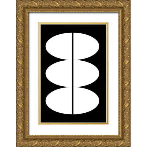 Bumps on a Log Gold Ornate Wood Framed Art Print with Double Matting by Murdock, Ramona