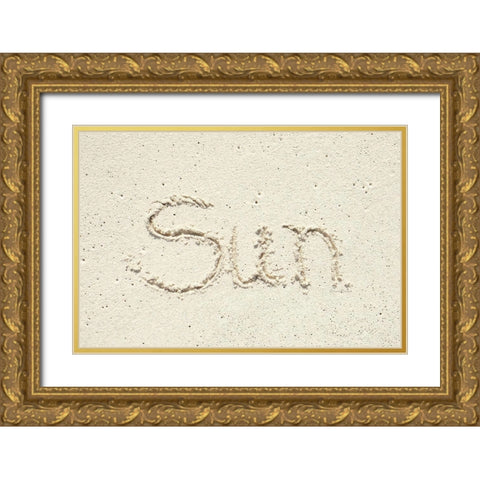 Sun Gold Ornate Wood Framed Art Print with Double Matting by Murdock, Ramona