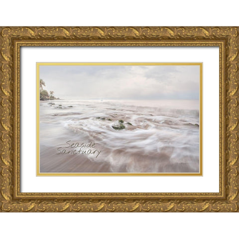 Seaside Sanctuary Gold Ornate Wood Framed Art Print with Double Matting by Murdock, Ramona