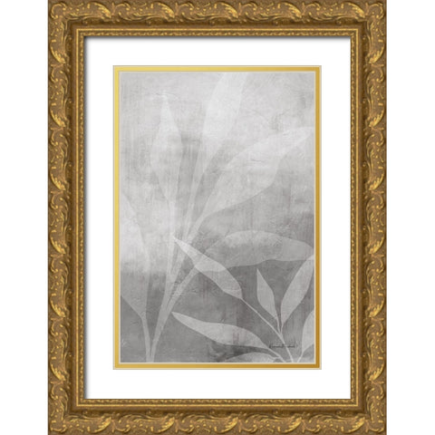 Leafy Parts No. 2 Gold Ornate Wood Framed Art Print with Double Matting by Murdock, Ramona