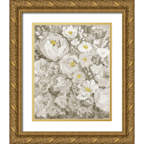 Glitter Garden No. 1 Gold Ornate Wood Framed Art Print with Double Matting by Murdock, Ramona